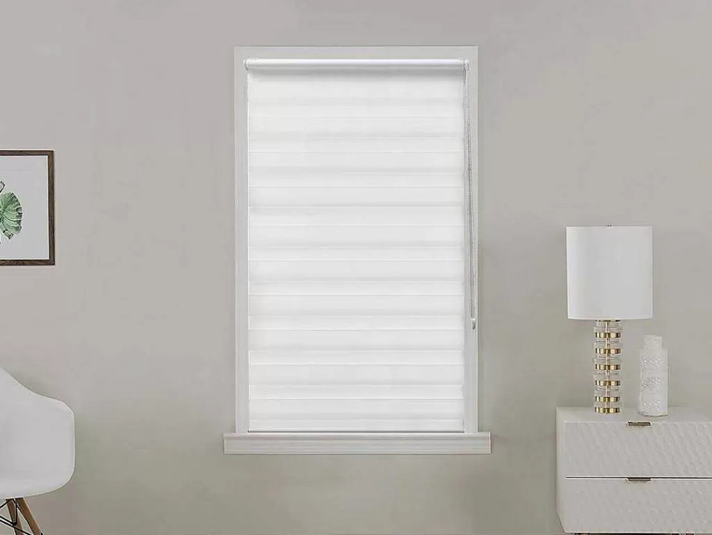 Persianas De Interior*Vente-unique Estor Enrolavel Dia/Noite Em Poliester - 90 X 180 Cm - Branco - Barili