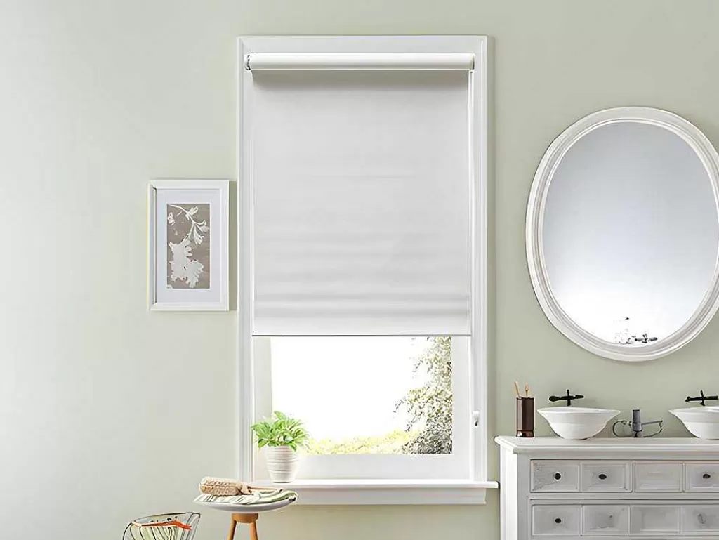 Persianas De Interior*Vente-unique Estor Opaco Em Poliester - 60 X 180 Cm - Branco - Marrila