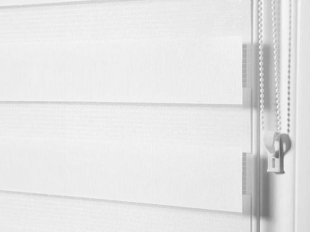 Persianas De Interior*Vente-unique Estore Enrolador Dia/Noite Em Poliester - 60 X 180 Cm - Branco - Barili