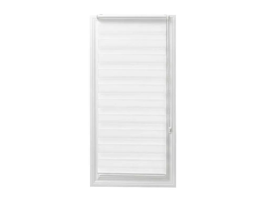 Persianas De Interior*Vente-unique Estore Enrolador Dia/Noite Em Poliester - 60 X 180 Cm - Branco - Barili