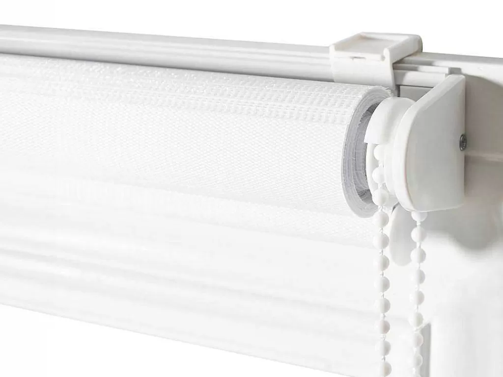 Persianas De Interior*Vente-unique Estore Enrolador Dia/Noite Em Poliester - 60 X 180 Cm - Branco - Barili