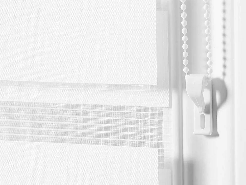 Persianas De Interior*Vente-unique Estore Enrolador Dia/Noite Em Poliester - 60 X 180 Cm - Branco - Barili