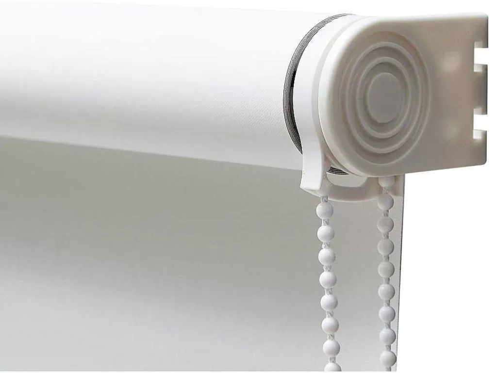 Persianas De Interior*Vente-unique Estore Opaco Em Poliester - 90 X 180 Cm - Branco - Marrila