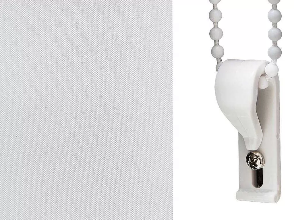 Persianas De Interior*Vente-unique Estore Opaco Em Poliester - 90 X 180 Cm - Branco - Marrila