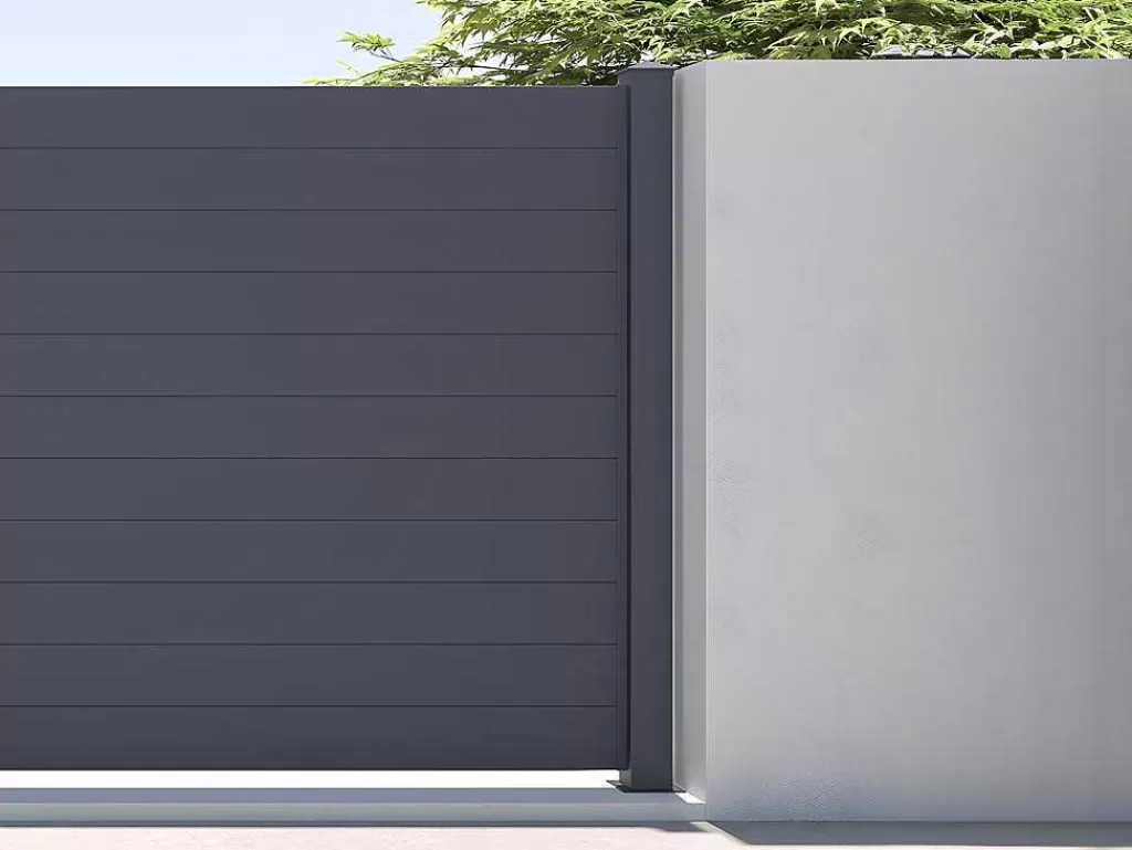Canico E Cerca*EXPERTLAND Extensao De Cerca De Pousar A182 X L178,3 Cm Aluminio Antracite - Otavio