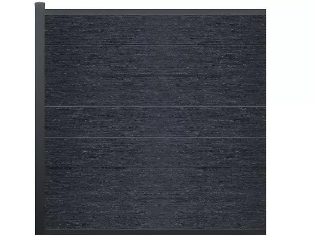 Canico E Cerca*EXPERTLAND Extensao De Painel De Vedacao Em Composito Enola A.180 Cm - Antracite