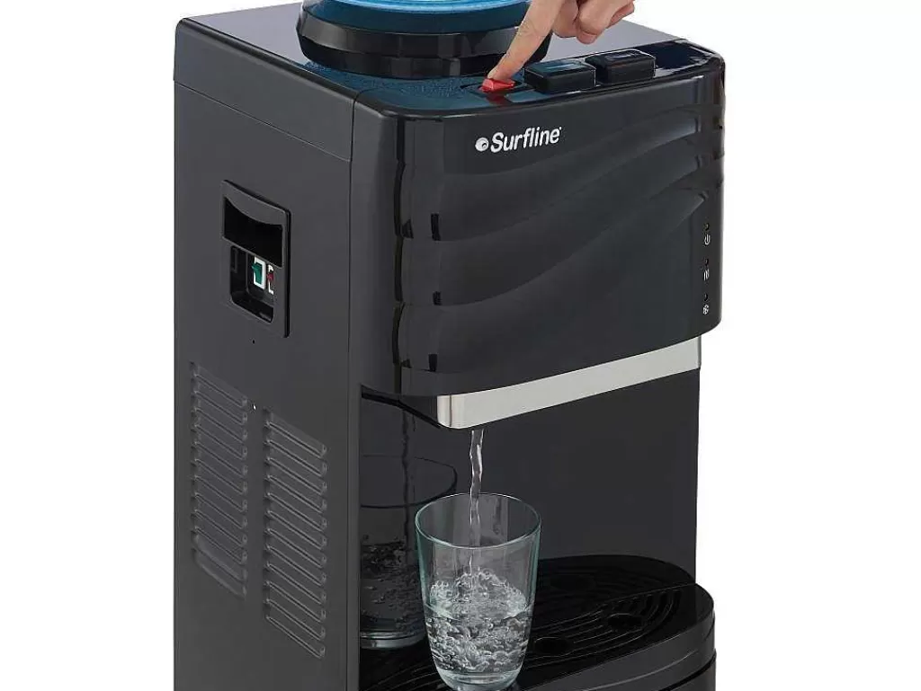 Pequenos Eletrodomésticos*Vente-unique Fonte De Agua Com Garrafao, Agua Fria/Quente, 11/18 L Preto - Fortex