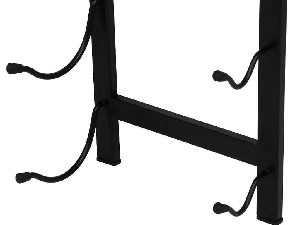 Acessórios De Arrumação*OZAIA Garrafeira De Parede, 9 Garrafas, L19 X A92 Cm Metal Preto - Routal