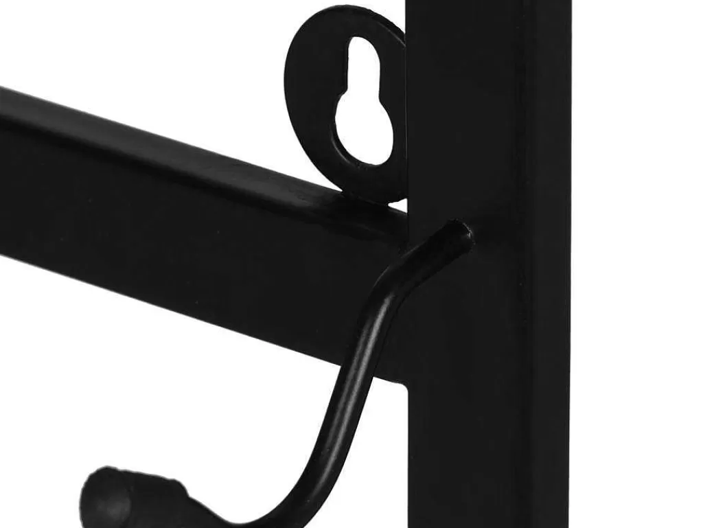 Acessórios De Arrumação*OZAIA Garrafeira De Parede, 9 Garrafas, L19 X A92 Cm Metal Preto - Routal