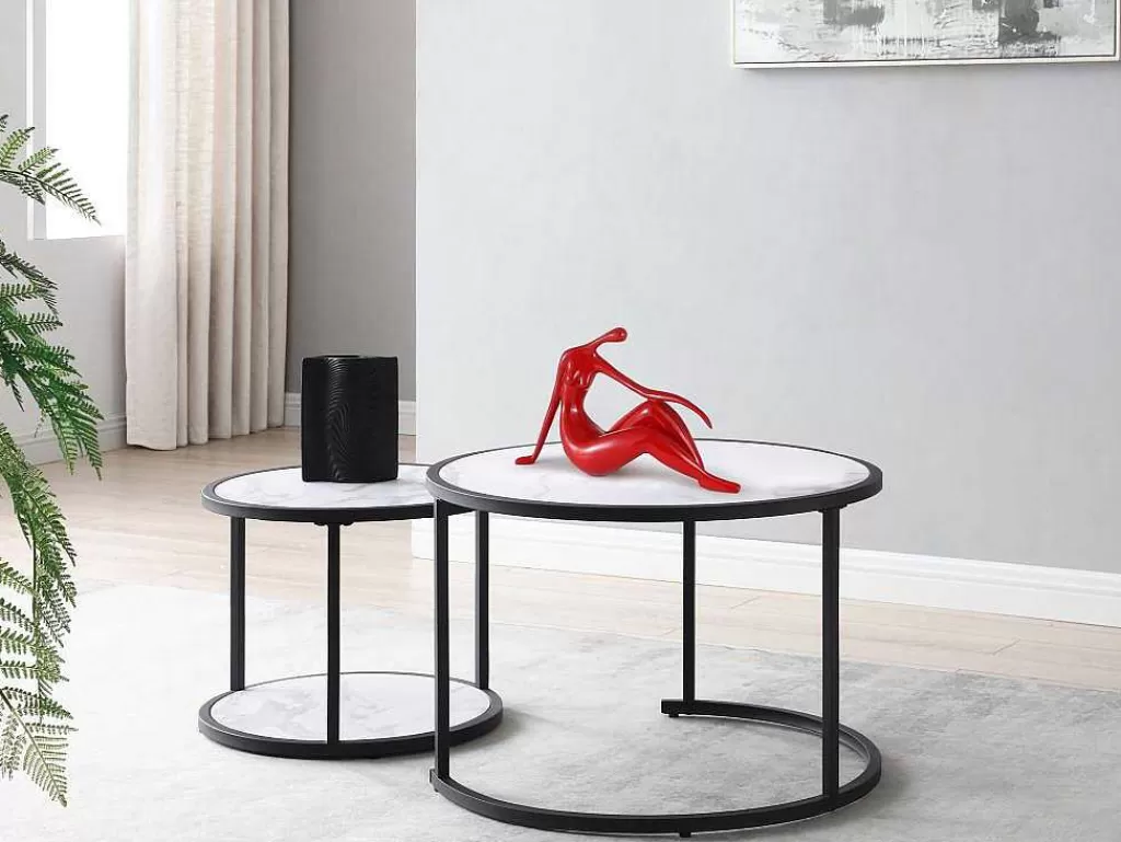 Estátua*OZAIA Grande Estátua Madeleine Ii Em Resina - Comp.36 X Alt.22 Cm - Vermelho
