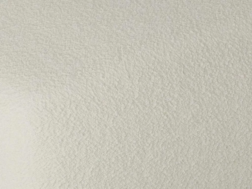 Promoções Sofás & Poltronas*Maison Céphy Grande Sofá De Canto Panorâmico Tecido Boucle Branco - Pogni De Maison Cephy