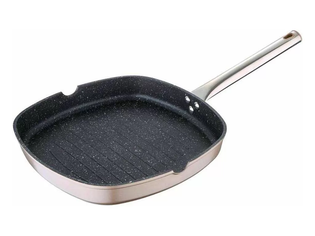 Louça E Utensílios De Cozinha*Purline Grelha / Assadeira De Alum?Nio Forjado De 28 Cm Com Revestimento Antiaderente