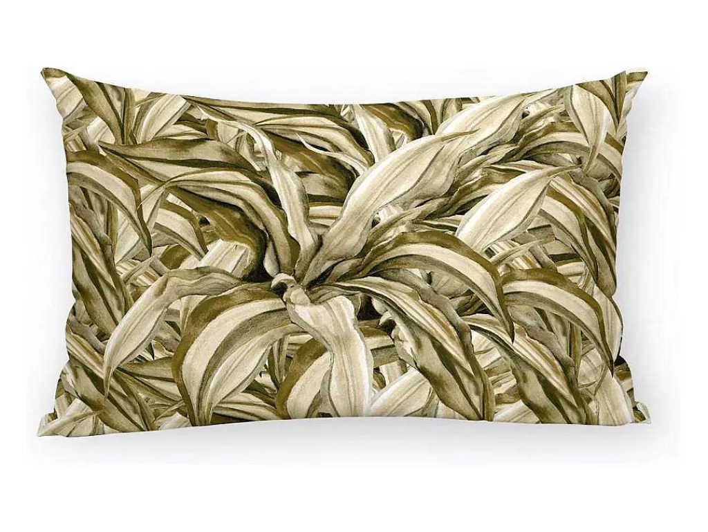 Têxtil De Casa*Purline Housse De Coussin 100% Coton 1 Piece Saumon Imprime Tropical 30X50