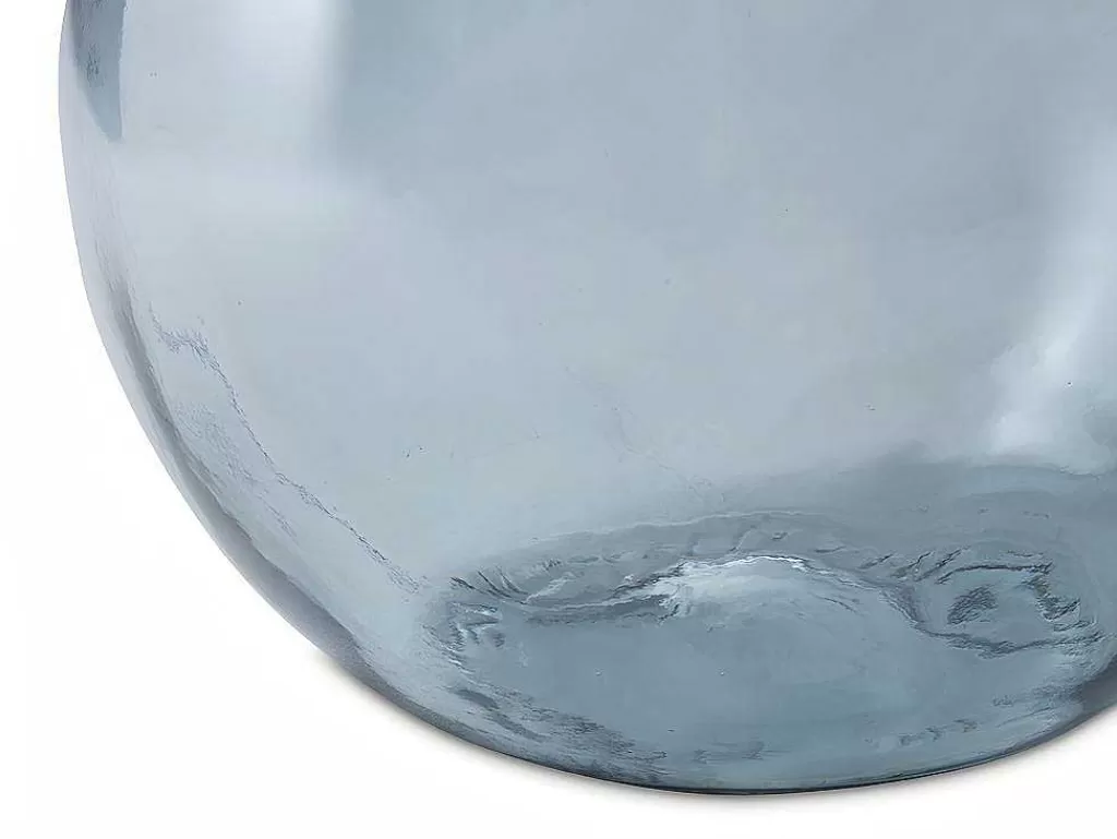 Objeto De Decoração Interior*OZAIA Jarra Estilo Garrafao Em Vidro Reciclado 34 L Cor Transparente Azulado - Silice