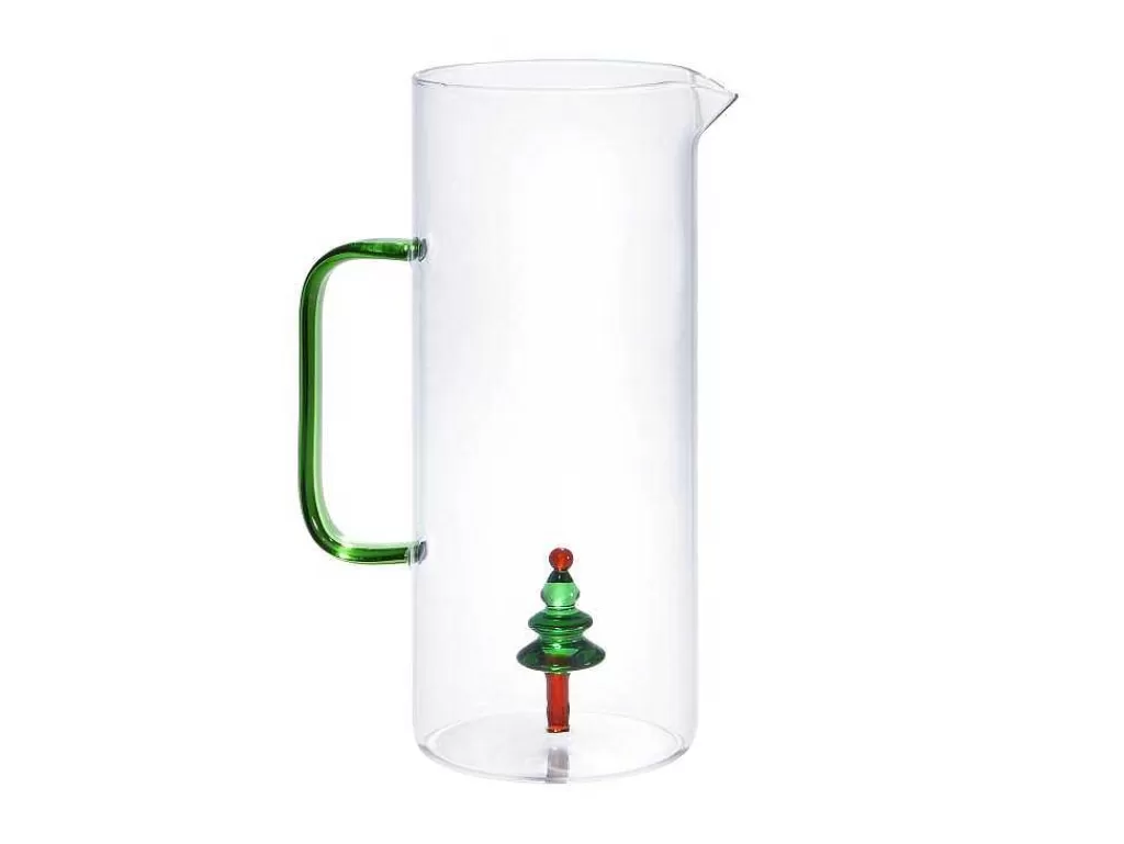 Louça E Utensílios De Cozinha*OZAIA Jarro + Conjunto De 4 Copos Com Motivos De Natal - Scopa
