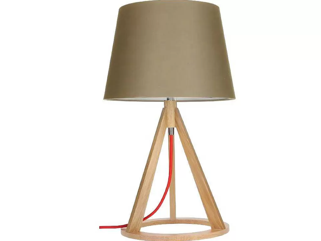 Candeeiro De Mesa*EPIKASA Lampada De Mesa Konan, Multicor, 30X30X51 Cm,