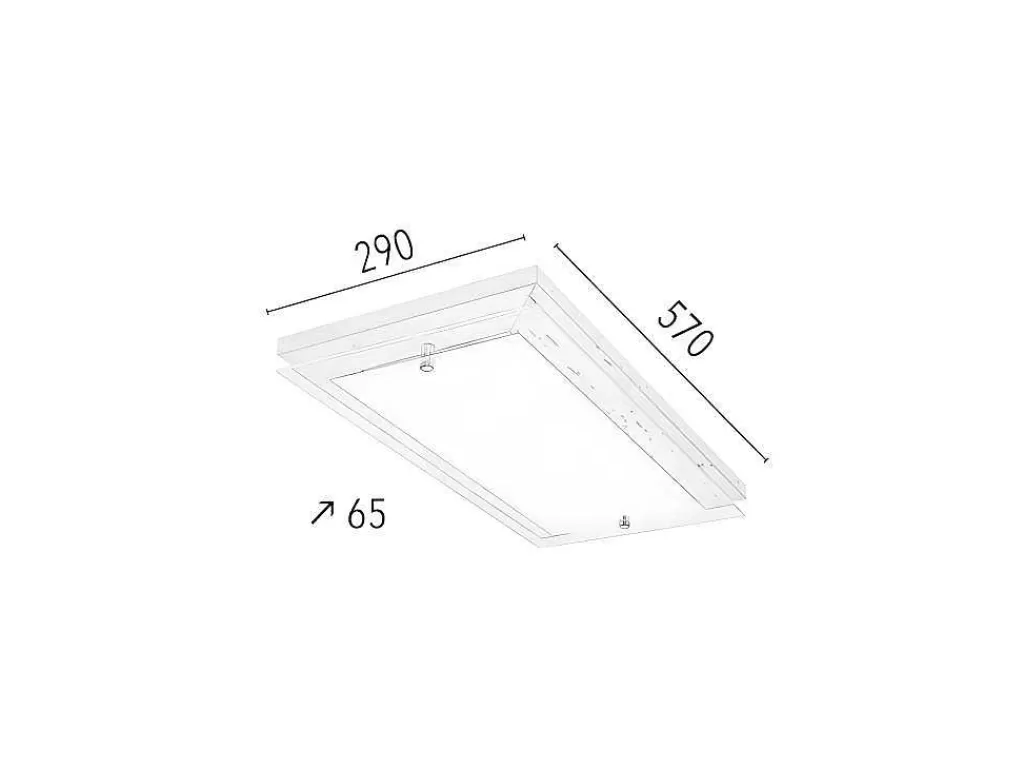 Promoções Decoração*EPIKASA Lampada De Tecto Finn Cork, Cortica, Branco, 57X29X6,5 Cm,