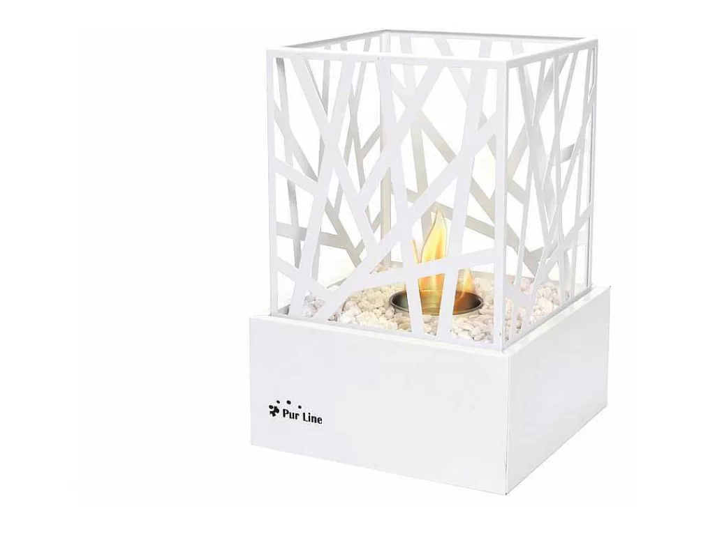 Lareira Elétrica*Purline Lareira De Mesa A Etanol Com Design Em Aco Esmaltado