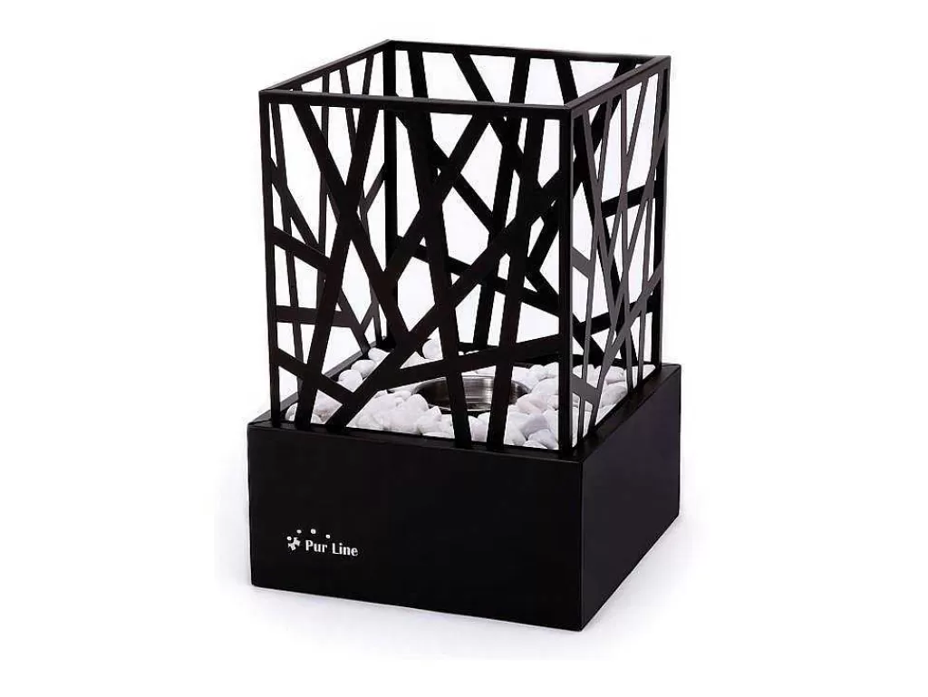 Lareira Elétrica*Purline Lareira De Mesa A Etanol Com Design Em Aco Esmaltado
