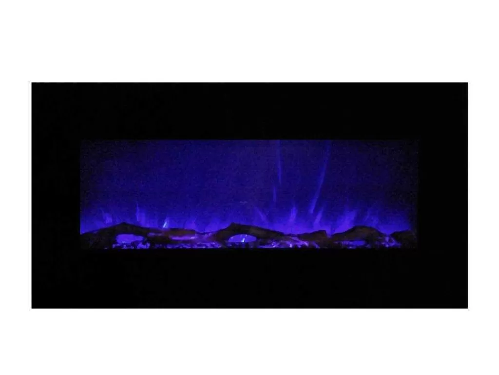 Lareira Elétrica*FLAMATECH Lareira Elétrica Lalita - C110 X L14 X A49 Cm - Preta