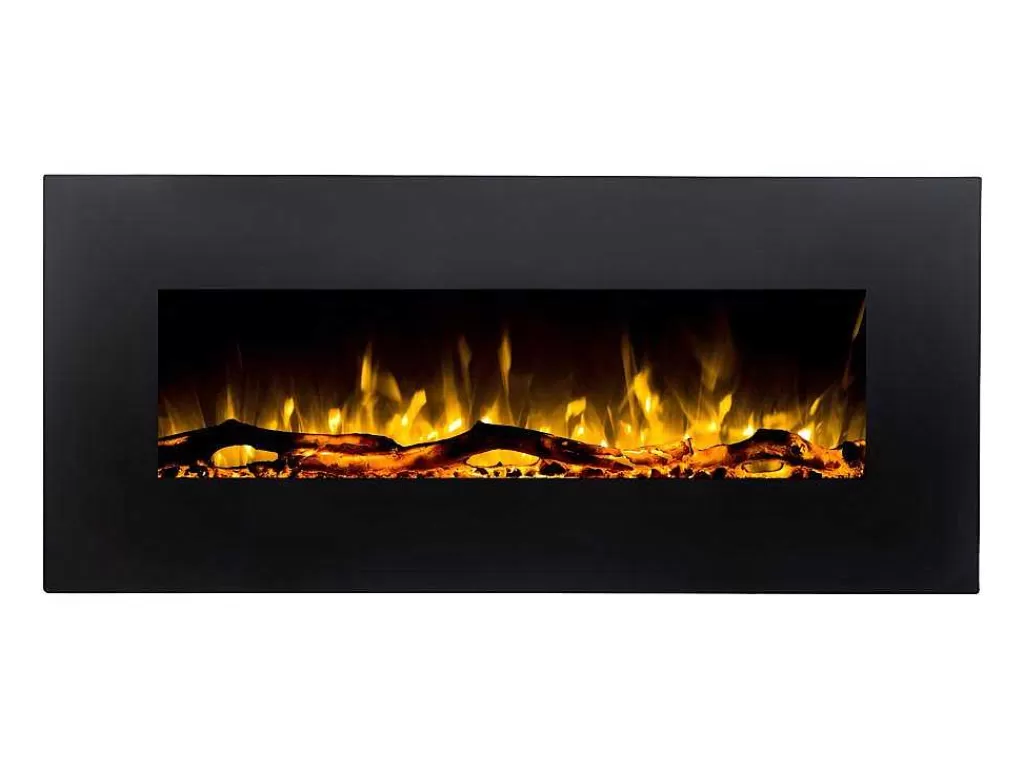 Lareira Elétrica*FLAMATECH Lareira Elétrica Lalita - C110 X L14 X A49 Cm - Preta