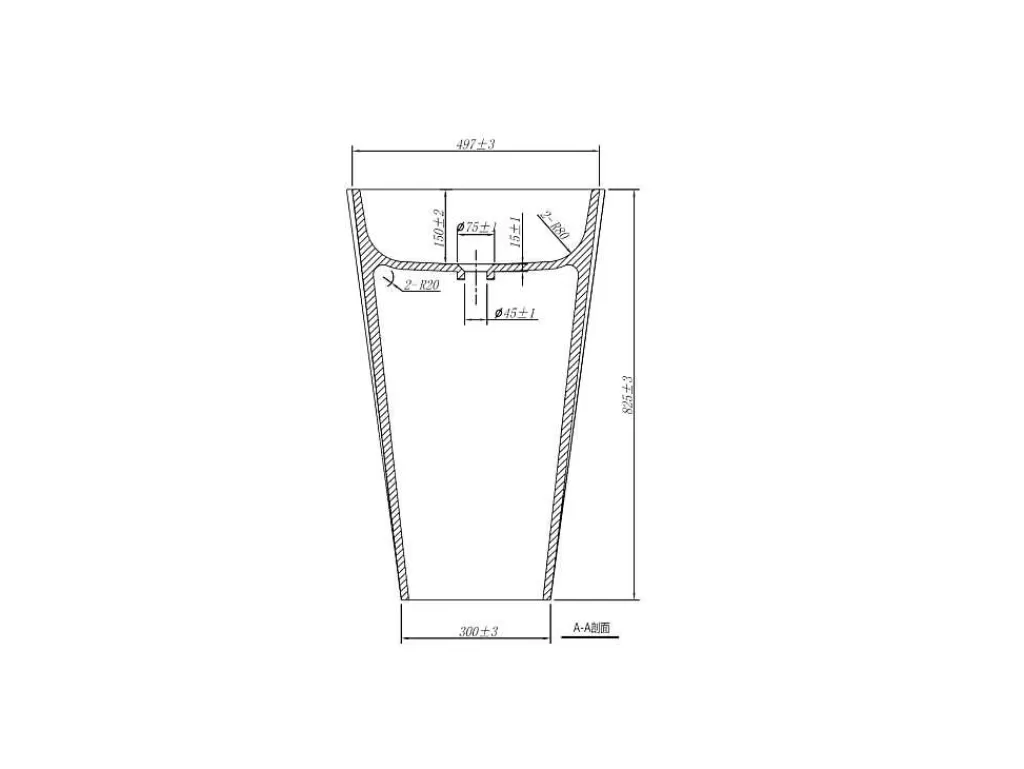 Promoções Casa De Banho & Bem-Estar*Shower & Design Lavatório Com Pe Retangular Em Solid Surface Cor Branco - Tilicho