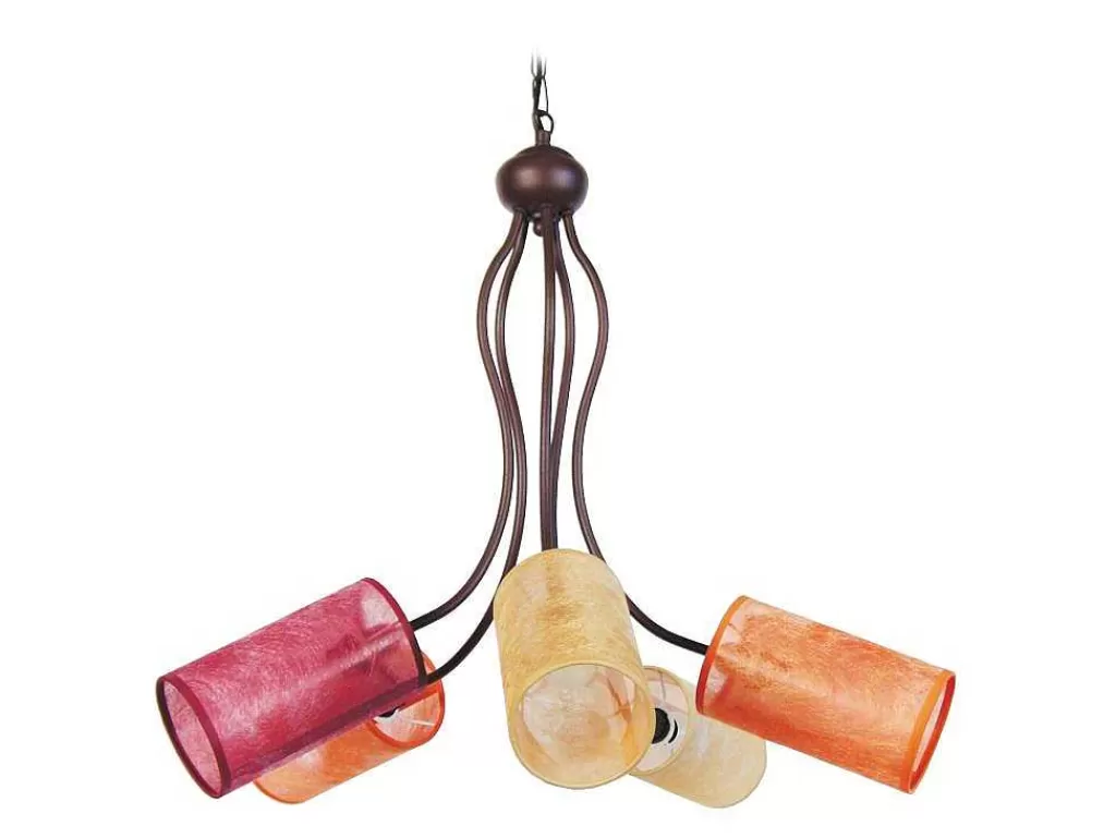 Lustre*TOSEL Lustre Avignon Plastico Braco Castanho D60 X H90 Cm