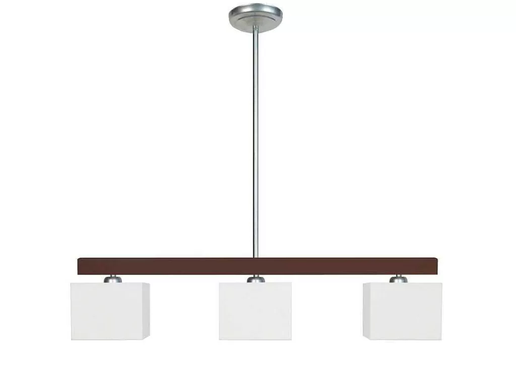 Lustre*TOSEL Lustre Frigga Tecido Feixe Branco D80 X H80 Cm