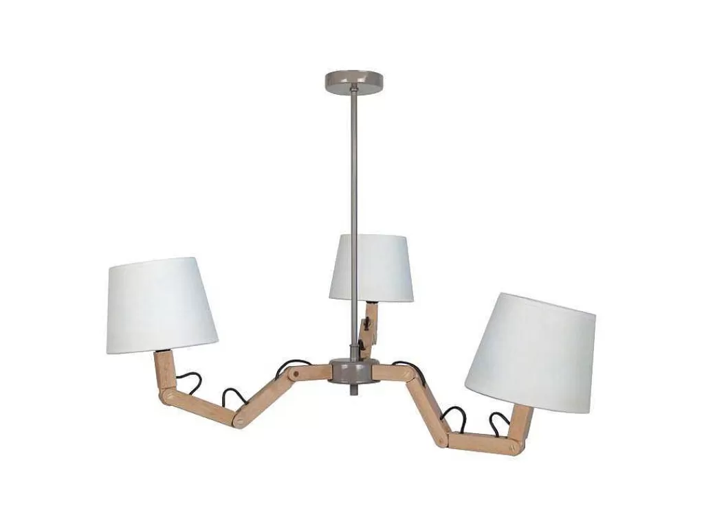 Lustre*TOSEL Lustre Geri Tecido Braco Cru D80 X H80 Cm
