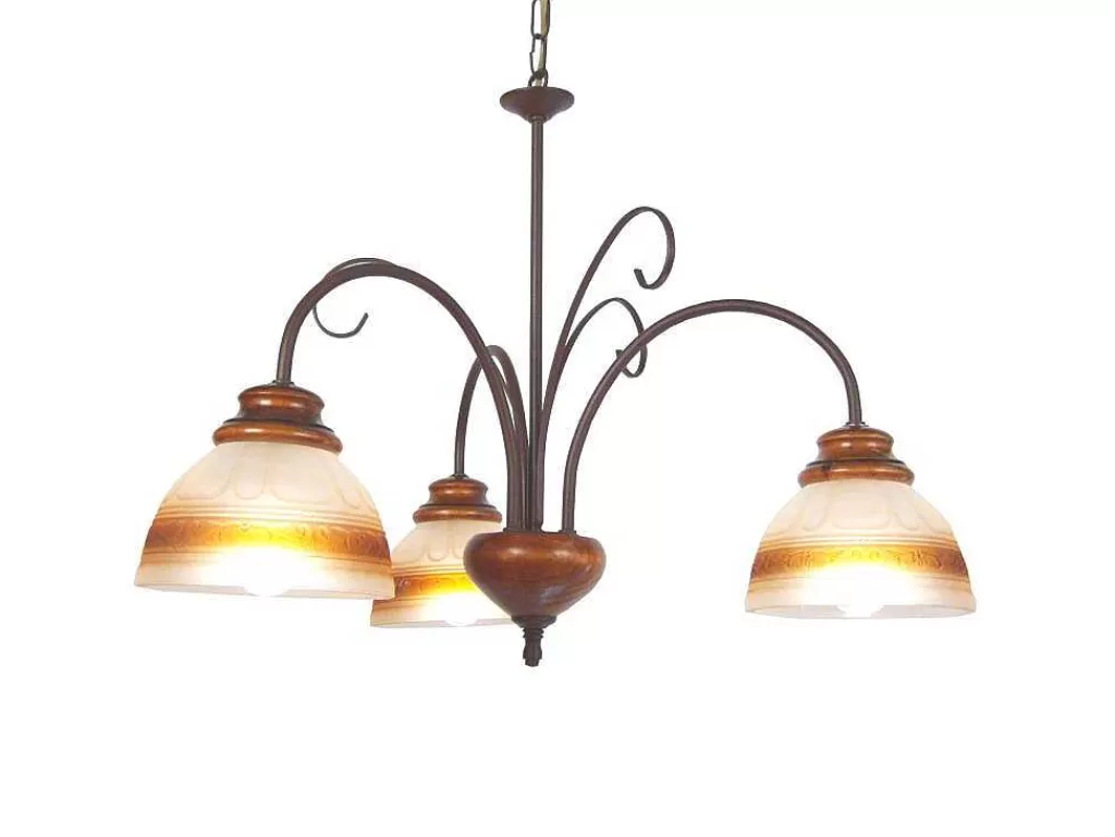 Lustre*TOSEL Lustre Pays De L'Adour Vidro Braco Cetim D60 X H90 Cm