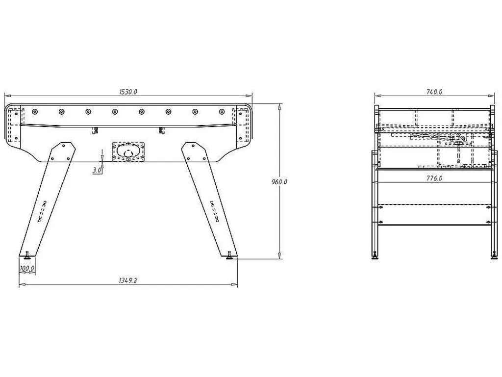Jogo De Interior*Vente-unique Matraquilhos Em Mdf De C153*L77,6*A96 Cm Cor Branco - Suarez
