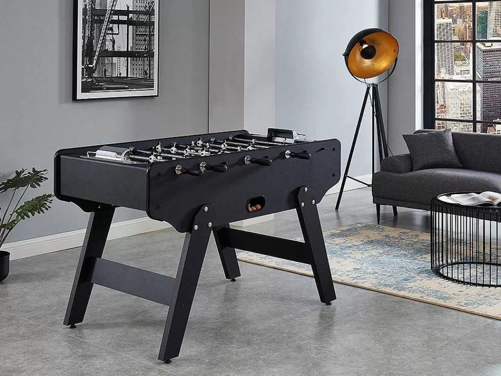 Jogo De Interior*Vente-unique Matraquilhos Em Mdf De C153*L77,6*A96 Cm Cor Preto - Lionel