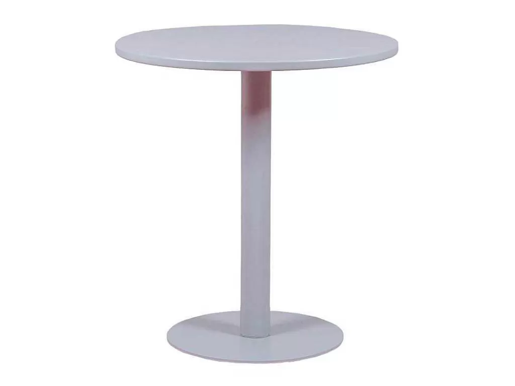Móvel De Cozinha*Vente-unique Mesa Alta Industrial Em Aco Com 76 Cm De Altura - Brandon - Cinza