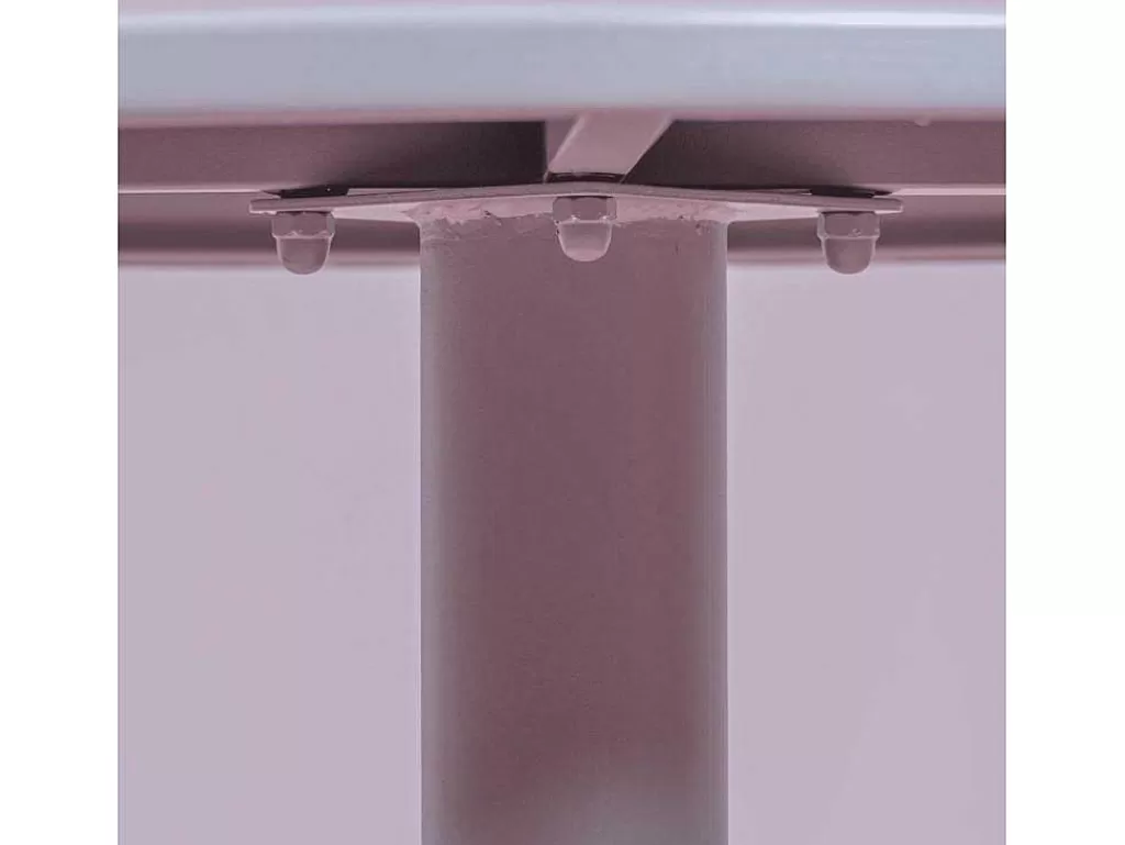 Móvel De Cozinha*Vente-unique Mesa Alta Industrial Em Aco Com 76 Cm De Altura - Brandon - Cinza