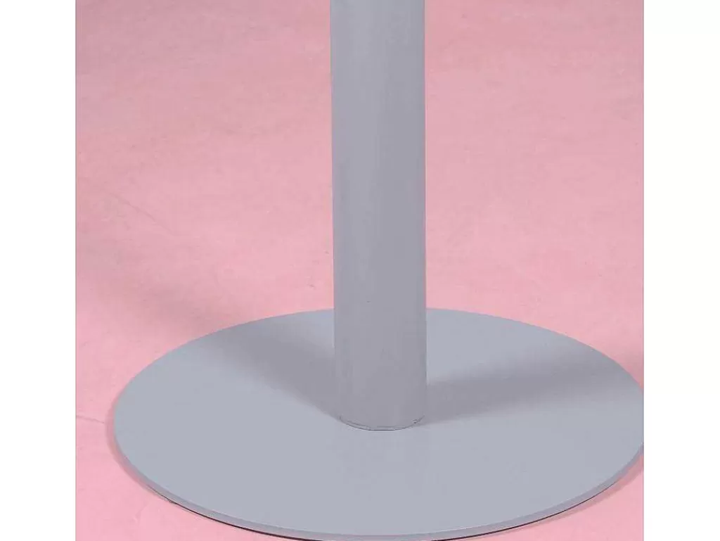 Móvel De Cozinha*Vente-unique Mesa Alta Industrial Em Aco Com 76 Cm De Altura - Brandon - Cinza