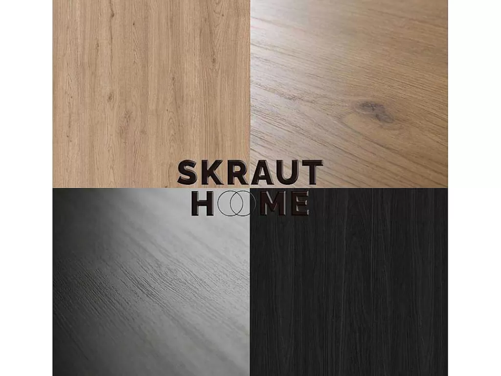 Consola*Skraut Home Mesa Consola Extensivel, 220, Para 10 Péssoas, Pés De Madeira, Preto E Carvahlo