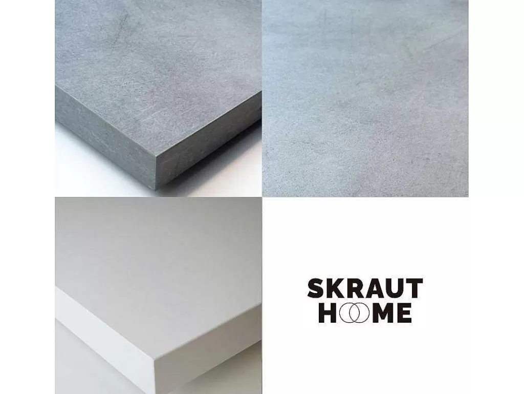 Consola*Skraut Home Mesa Consola Extensivel, 260, Para 12 Péssoas, Pés De Madeira, Branco E Cinzento