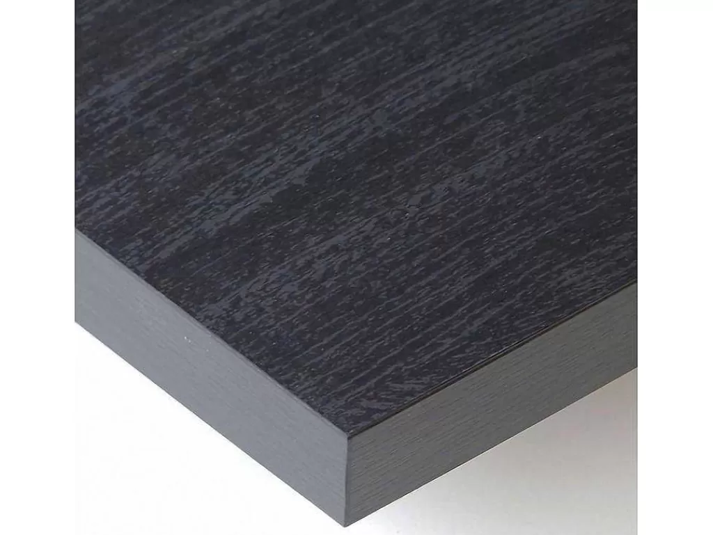Consola*Skraut Home Mesa Consola Extensivel, 260, Para 12 Péssoas, Pés De Madeira, Preto
