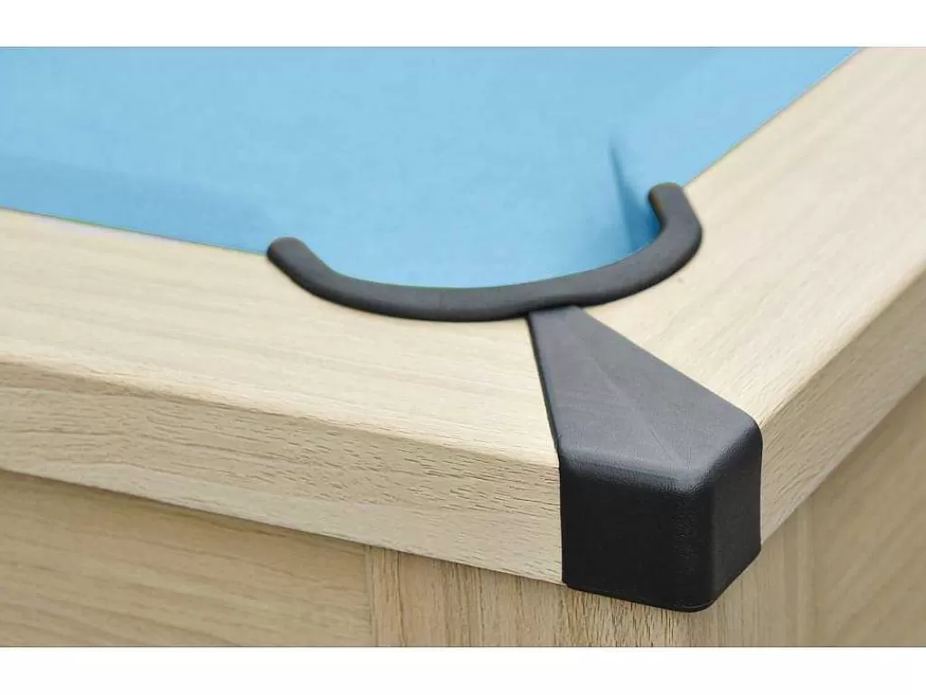 Mesa De Jantar*Vente-unique Mesa Convertivel - Mesa De Bilhar E De Ping Pong Balthazar - 213*112*81.5 Cm - Azul