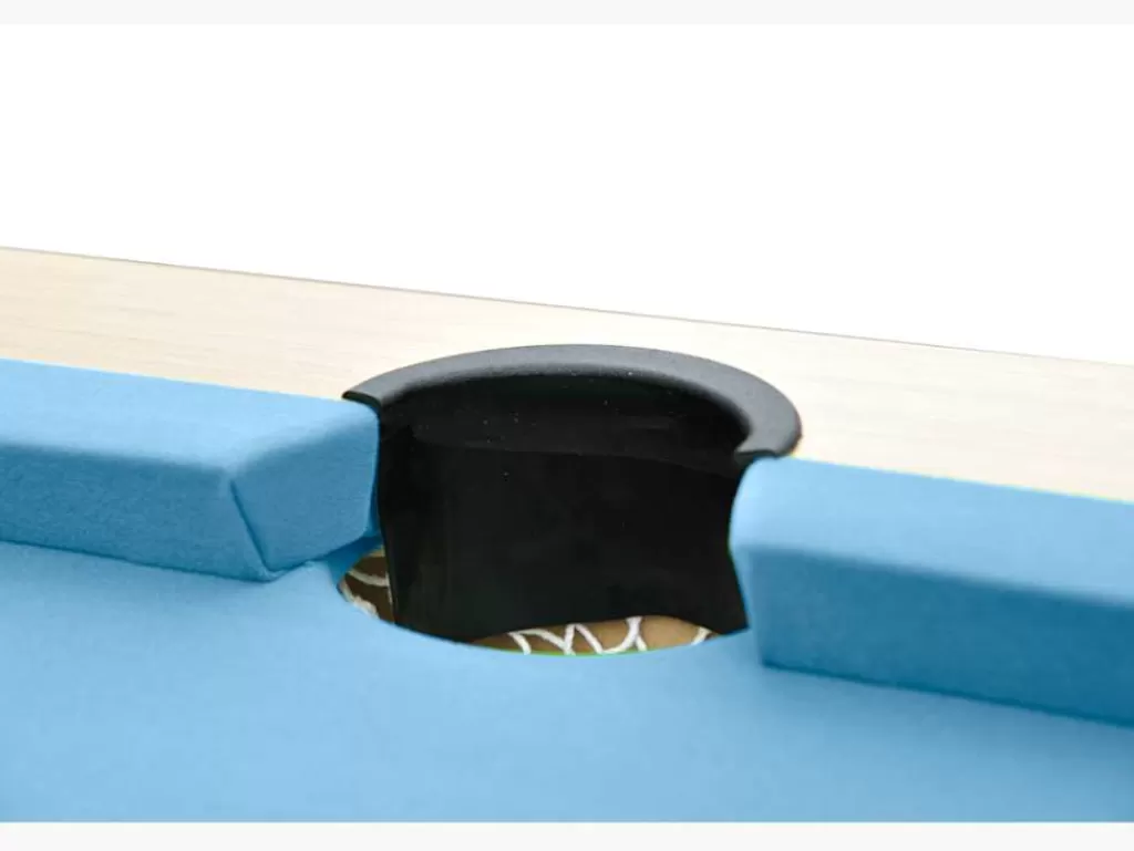 Mesa De Jantar*Vente-unique Mesa Convertivel - Mesa De Bilhar E De Ping Pong Balthazar - 213*112*81.5 Cm - Azul