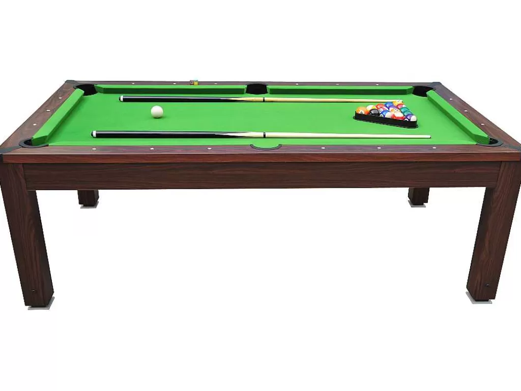 Mesa De Jantar*Vente-unique Mesa Convertivel - Mesa De Bilhar Imperiale - Altura Ajustavel - 207*114*79 Cm