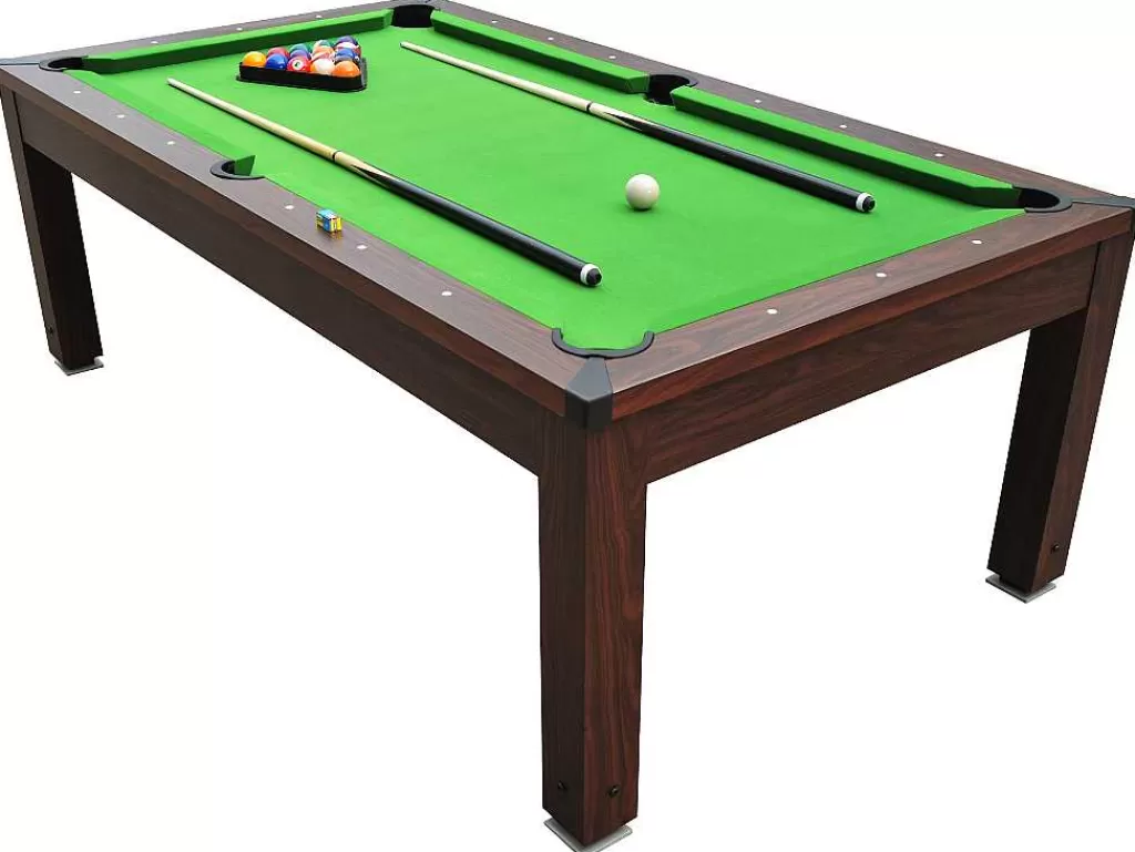 Mesa De Jantar*Vente-unique Mesa Convertivel - Mesa De Bilhar Imperiale - Altura Ajustavel - 207*114*79 Cm
