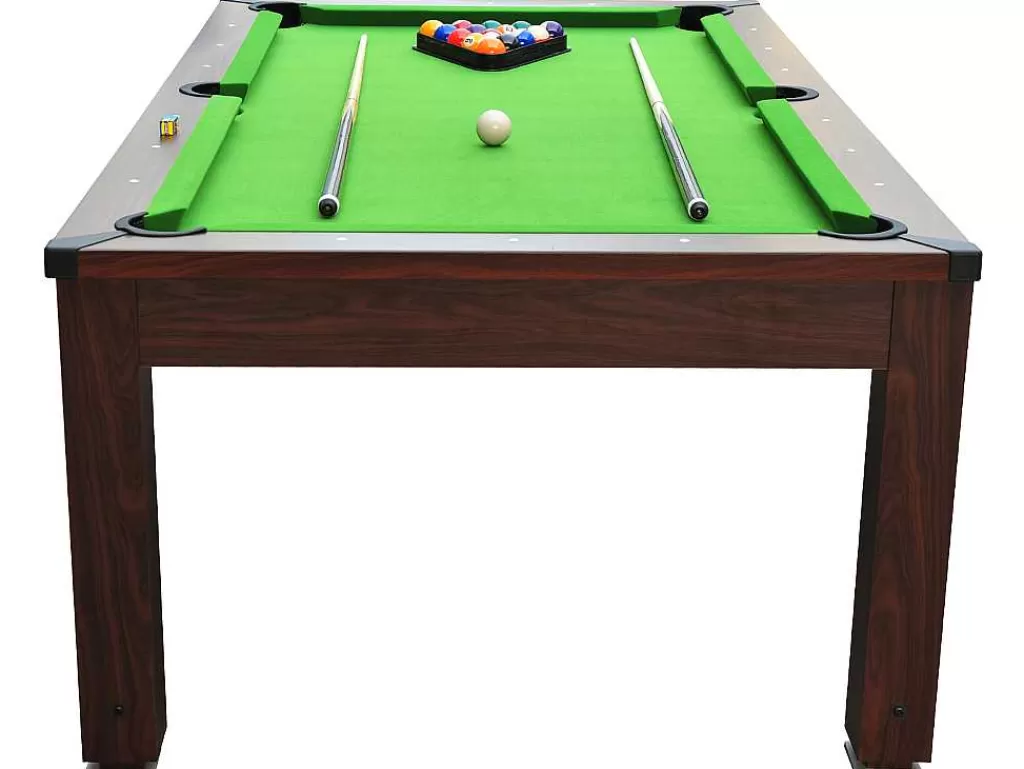 Mesa De Jantar*Vente-unique Mesa Convertivel - Mesa De Bilhar Imperiale - Altura Ajustavel - 207*114*79 Cm