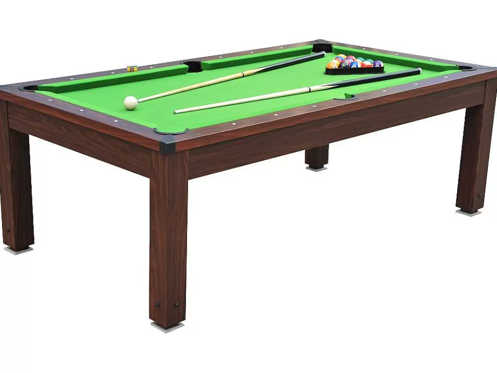 Mesa De Jantar*Vente-unique Mesa Convertivel - Mesa De Bilhar Imperiale - Altura Ajustavel - 207*114*79 Cm