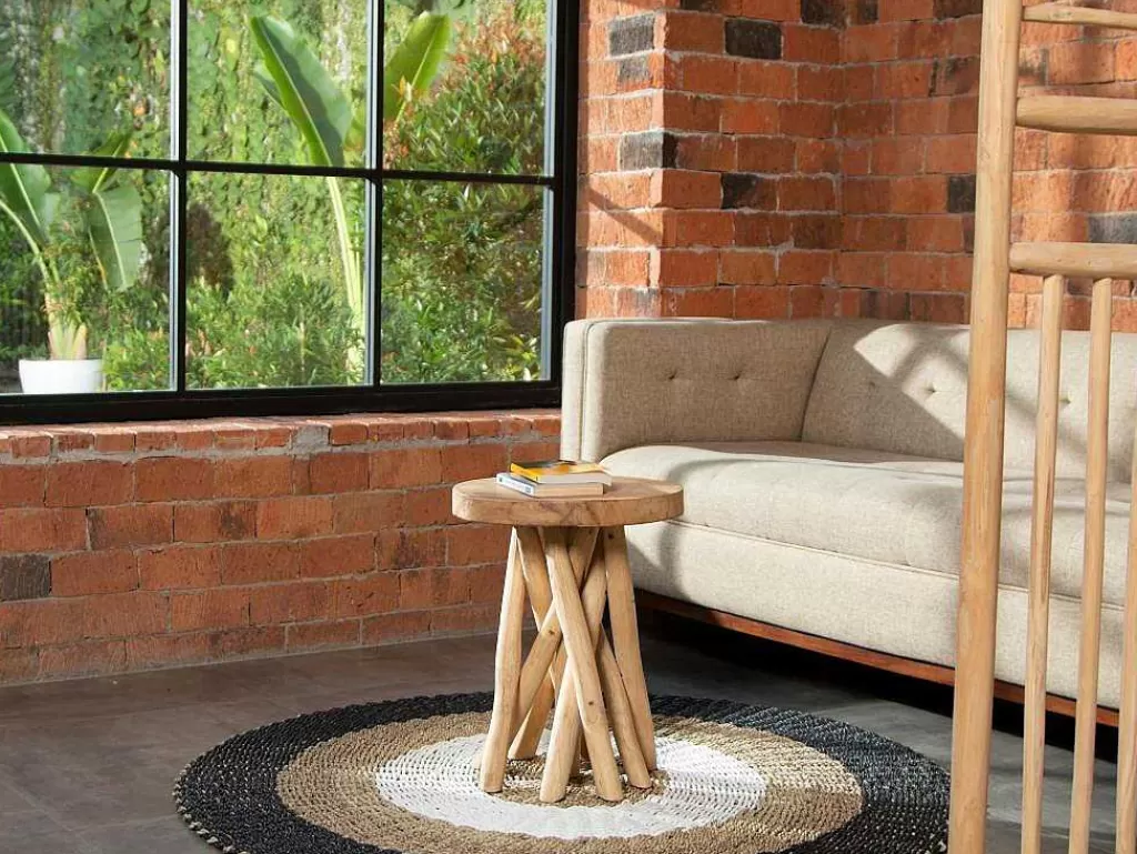 Mesa De Apoio*Vente-unique Mesa De Apoio Em Teca Cor Natural - Gayana