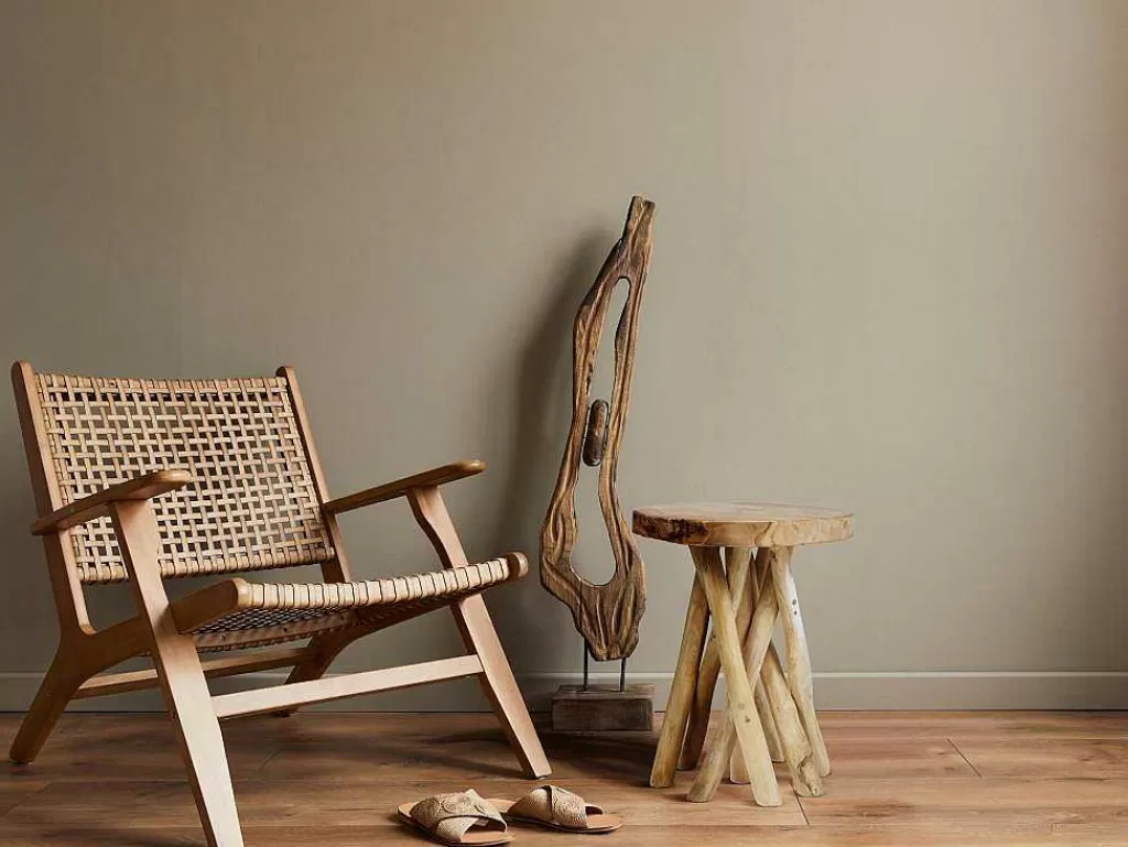 Mesa De Apoio*Vente-unique Mesa De Apoio Em Teca Cor Natural - Gayana