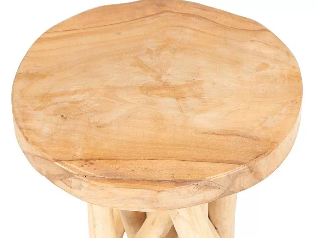 Mesa De Apoio*Vente-unique Mesa De Apoio Em Teca Cor Natural - Gayana
