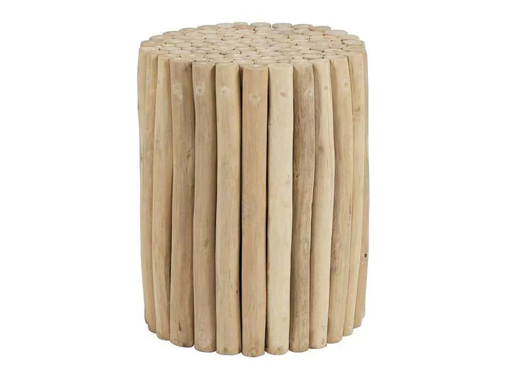Mesa De Apoio*Vente-unique Mesa De Apoio Em Teca Cor Natural - Lutiana