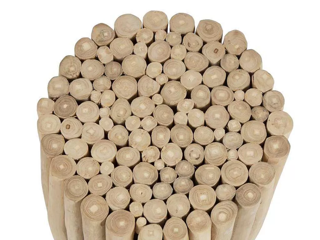 Mesa De Apoio*Vente-unique Mesa De Apoio Em Teca Cor Natural - Lutiana