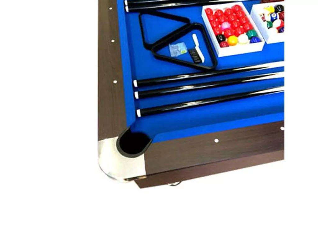 Jogo De Interior*ELITESHOPPING Mesa De Bilhar De 8 Pés Completa Com Acessórios Viper Blue